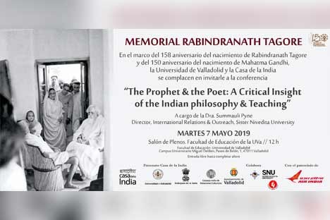 Sister Nivedita University as a premier Institution in the Celebration of 150 years of Mahatma Gandhi and the birth of Rabindranath Tagore at The Univ...